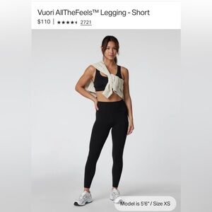 Vuori Classic Black Leggings